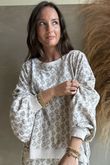 Indira Lantern Sleeve Sweatshirt Calico & Earth